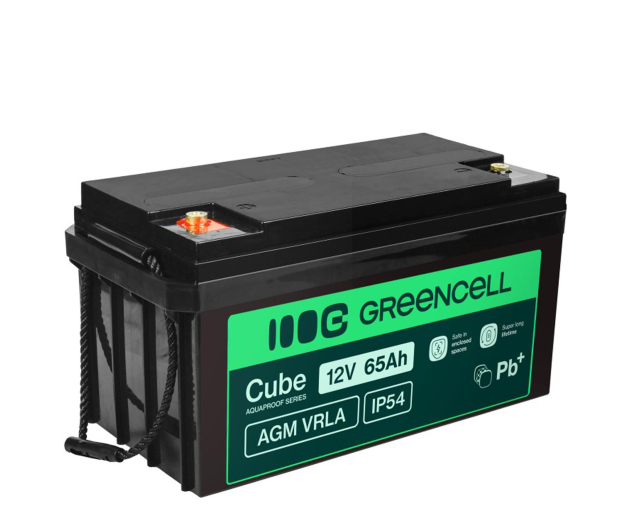 Green Cell Cube AGM VRLA IP54 12V 65Ah - 1364785 - zdjęcie 2